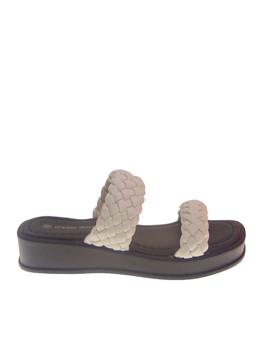 TsimpolisShoes Πλατφόρμες Λευκές