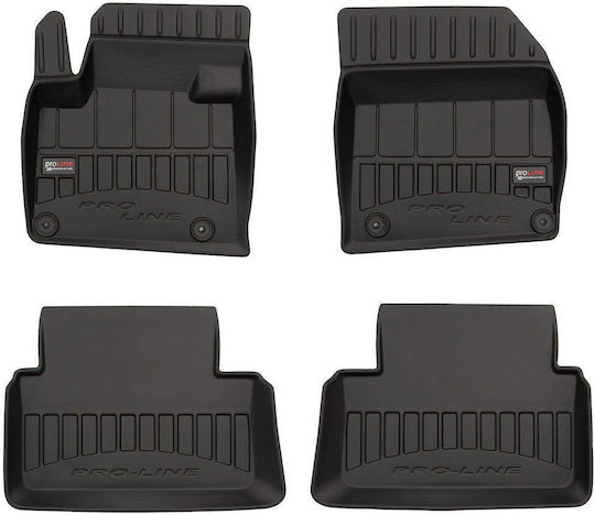 Frogum Σετ Μπροστινά και Πίσω Πατάκια 4τμχ για Citroen C5 2008-2017 Μαύρα