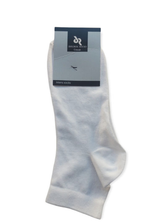 Douros Socks Γυναικείες Μονόχρωμες Κάλτσες Λευκο