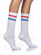 Inizio Дамски Чорапи WHITE/BLUE/RED 1Пакет