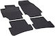 Rigum Set of Front and Rear Mats 4pcs for Renault Captur Ford Edge 2013-2019 Black