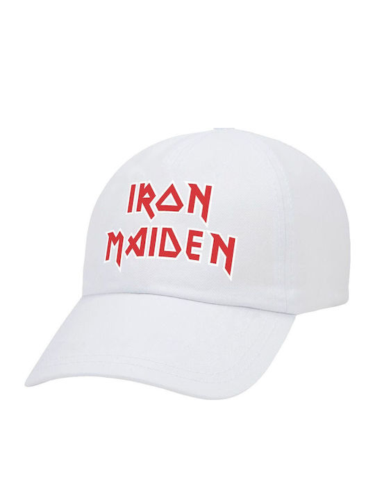 Iron Maiden Adult Baseball Cap White 5-Panel Polyester Adult Unisex One Size