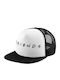 Friends Καπέλο Ενηλίκων Soft Trucker Δίχτυ Black White Polyester Ενηλικων Unisex One Size