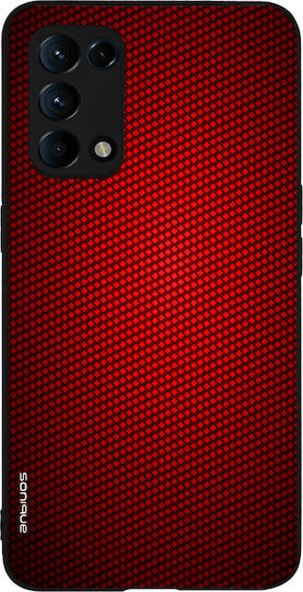 Θήκη Sonique Carbon Series Oppo Find X3 Lite 5g Κόκκινο