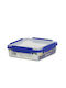 Viomes Microwave Plastic Lunch Box Purple 17.5x17.5cm