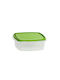 Viomes Microwave Plastic Lunch Box Transparent 17x17cm
