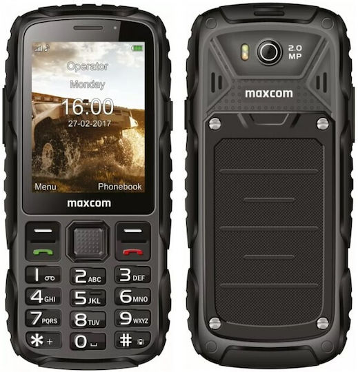 MaxCom Strong MM920L Single SIM Telefon robust cu butoane Negru