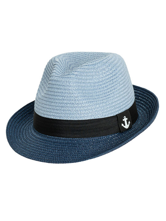 Cool Club Palarie Copii Fedora Din Paie Albastră