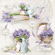Салфетка за декупаж 1 бр. Fleur De Provence