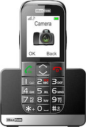 MaxCom MM 720 SE Single SIM Mobile with Buttons (English Menu) Black