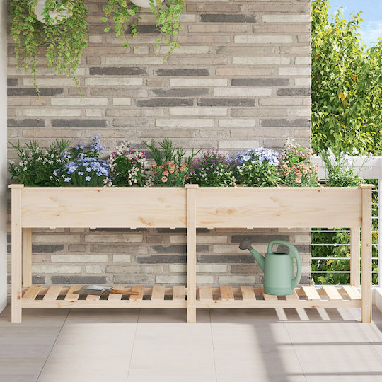vidaXL Саксия Дърво 203x53x76см.