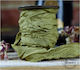 Vintage Linen Ribbon Dirty Vintage Olive 1.2m