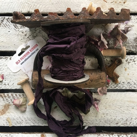 Κορδέλα Old Vintage Plum 1,2m