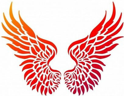 Stencil A4 Viva Decor Wings