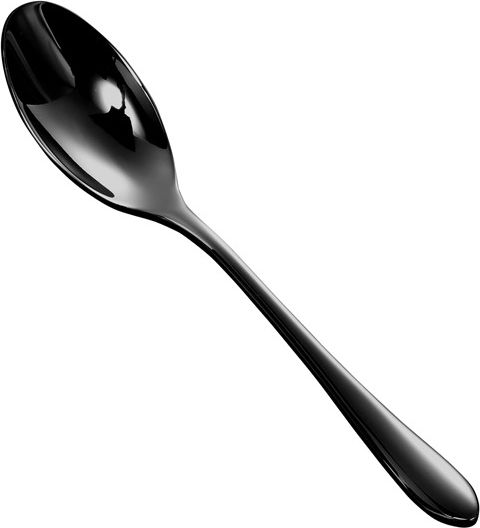Ready Spoon Set Desert / Ice Cream Stainless Black 14.5cm 12pcs