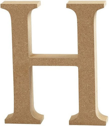 MDF-Buchstabe 13cm Dicke 2cm H