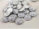 Resin Cameo Silver 12mm 12 Τεμ