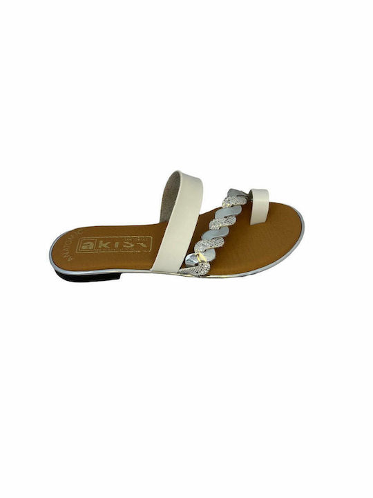 MelShoes Дамски Сандали Бели