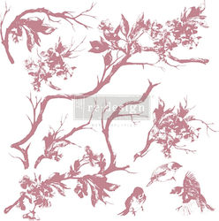Neugestaltung Waldvoliere Stempel 30,5x30,5cm