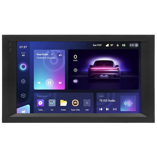 Teyes Car Audio System 2DIN (Bluetooth/USB/WiFi/GPS/Apple-Carplay/Android-Auto) with Touch Screen 9.5"