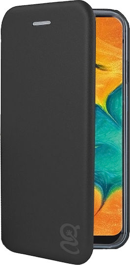 Book Silicon / Piele artificială Negru (Huawei Mate 20 Lite)