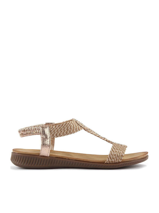 Fshoes Γυναικεία Σανδάλια Χρυσά