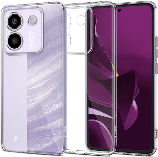 Tech-Protect Flexair Umschlag Rückseite Silikon Transparent (Poco M7 Pro)