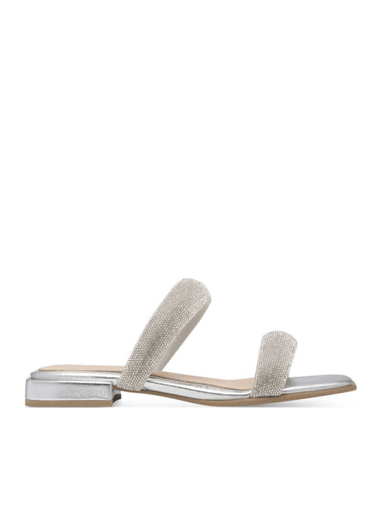 Marco Tozzi Flache Sandalen für Damen in Silber...
