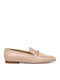 Δερμαtινα Δερμάτινα Γυναικεία Loafers σε Μπεζ Χρώμα