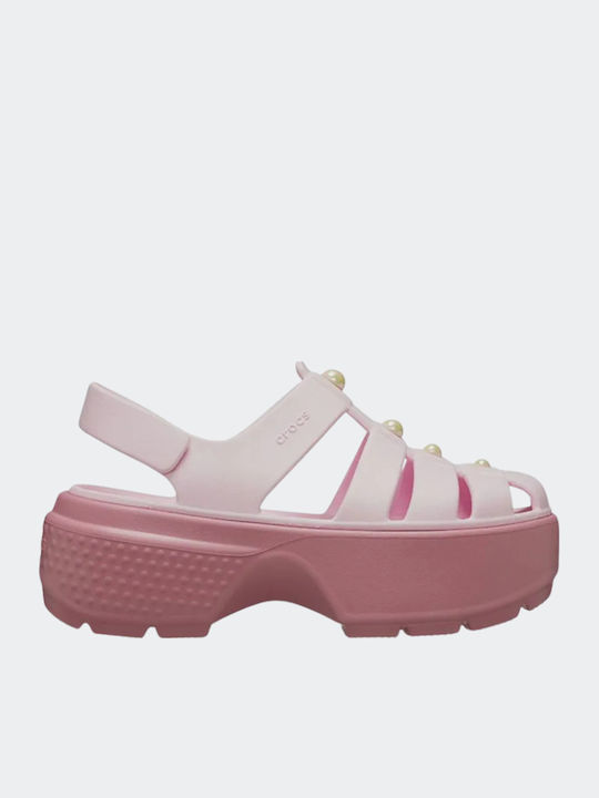 サンダル・ミュール Stomp Sandals - Crocs - Thermoplastic - Pink Crocs Stomp Sandals In Pink | ModeSens
