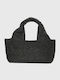 Straw Women's Tote Bag Black