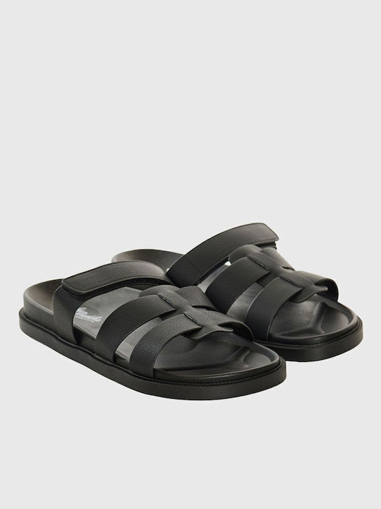 Women's Flat Sandals Black FBL011-101-08-Black