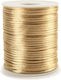 Goldenes Satin-Rattail-Kordel 2mmx50m