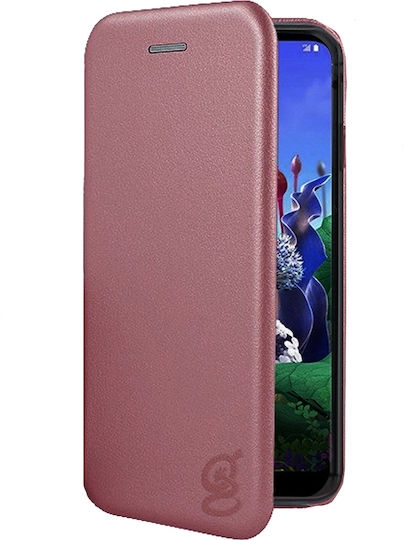Book Silicon / Piele artificială Burgundy (Galaxy J6+)