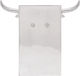 Metallic Bookend in Silver Color 2pcs 15.5x20x21.5cm