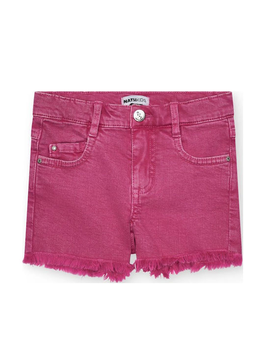 Kids' Shorts/Bermudas Fabric Fuchsia