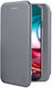 Case Motorola Moto G30 Flip Type Magnetic Closure Gekko Elegance Silver