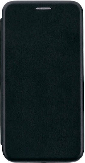Магнитен Калъф за Книга За Samsung Galaxy M21 Вътрешен Джоб Карти Черен