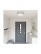 vidaXL Lighting fixtures Ceiling Mount Light 38cm Gray with Socket E27