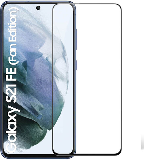 Screen Protector Samsung Galaxy S21 Fe Made Glass Tempered Glass Full Screen Coverage 3d Format Black Outline 99h Transparency