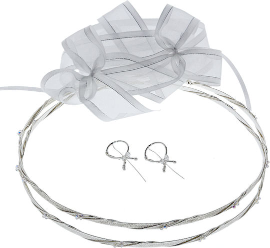 Handmade Silver-Plated Wedding Crowns with Swarovski Crystals 186 E