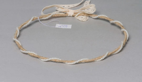 Handmade Wedding Crowns - Pearl Rope