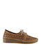 Women's Leather Oxford Shoes Tabac Brown