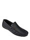 Leder Herren Mokassins in Blau Farbe