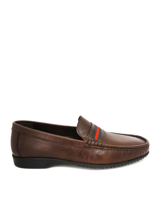 Stern Shoes Ανδρικά Μοκασίνια Καφέ
