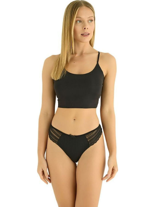 Vanilya Secret Women's String Black