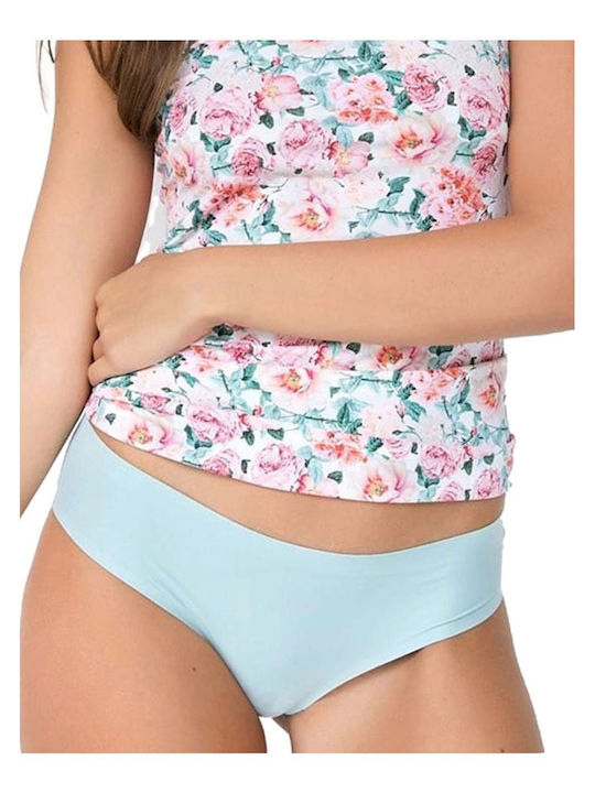 Julimex Panty Damen Brasilien Aqua Blue