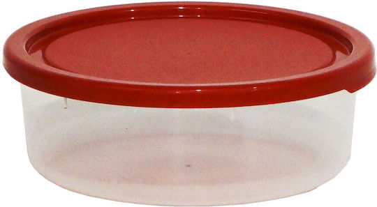 Viomes Microwave Plastic Lunch Box Burgundy 897ml