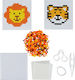 Children's Craft Set Iron-On Beads Colorem Includes Keychain Ages 5 and Up Wper212