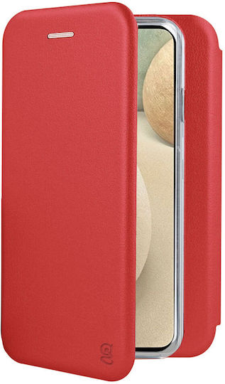 Case Samsung A12 Book Type Magnetic Closure Gekko Elegance Red